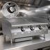 Thumbnail image #3 for RedHots Chef's Line Extra-Deep 36-Inch Countertop Natural Gas Griddle