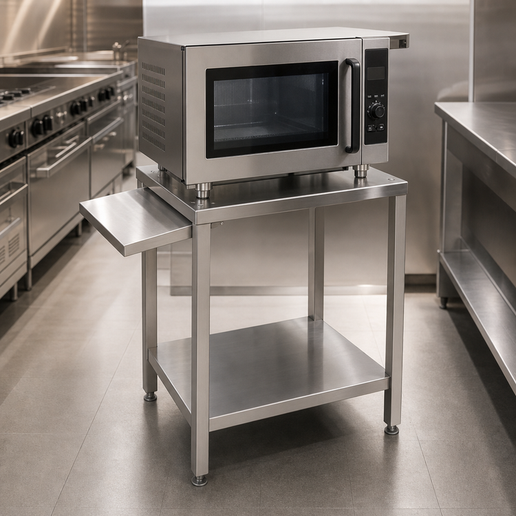 Product image #3 for Cleveland SteamChef 3 & 6 Open-Type Stainless Steel Equipment Stand, 34-Inch High