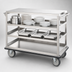 Thumbnail image #3 for Queen Mary Utility Cart with 4 Shelves, Stainless Steel, 62 x 28 x 67 Inches, 1600 lb Capacity