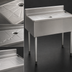 Thumbnail image #3 for Eagle Group 2200 Series 48-Inch Freestanding Workboard Unit with 304 Stainless Steel Drainboard Top
