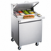 Thumbnail image #4 for Omcan Mega Top Refrigerated Sandwich/Salad Prep Table, 27.5-Inch, 1 Section, 1 Door, Rear-Mounted Self-Contained