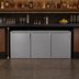 Thumbnail image #3 for Glastender LPDS72 Low Profile Back Bar Dry Storage Cabinet, 72 Inch, Three-Section, Non-Refrigerated