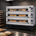 Thumbnail image #3 for Artisan Stone Hearth Triple Deck Electric Deck Oven with Programmable Controls and Steam Injection