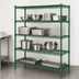 Thumbnail image #3 for Steel Works Stainless SW1872G-4 Heavy Duty 4-Tier Wire Shelving Unit, 72
