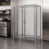 Thumbnail image #3 for QuadTruss Stationary Stainless Steel Security Cage with Padlock-Hasp Doors