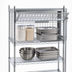 Thumbnail image #3 for Eagle 21-Inch x 60-Inch Security Enclosure Kit for Wire Shelving with Flip-Up Door, Chrome Finish