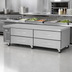 Thumbnail image #3 for Turbo Air PRO Series 84-Inch Two-Section Freezer Chef Base with 4 Drawers