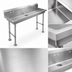 Thumbnail image #3 for John Boos Freestanding Stainless Steel Multi-Station Hand Wash Sink, 40 x 19-5/8 Inch, 5-Inch Deep Bowl, 2 Single Faucet Holes
