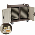 Thumbnail image #4 for Cambro Insulated Low Profile 20-Tray 2-Compartment Meal Delivery Cart for 14