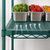 Thumbnail image #3 for QuadPlus 30 x 24 Inch Louvered Green Polymer Shelf Mat with Antimicrobial Protection