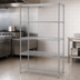 Thumbnail image #3 for Quantum Chrome Wire Shelving Starter Kit, 42W x 24D x 63H, 5-Shelf Stationary Unit