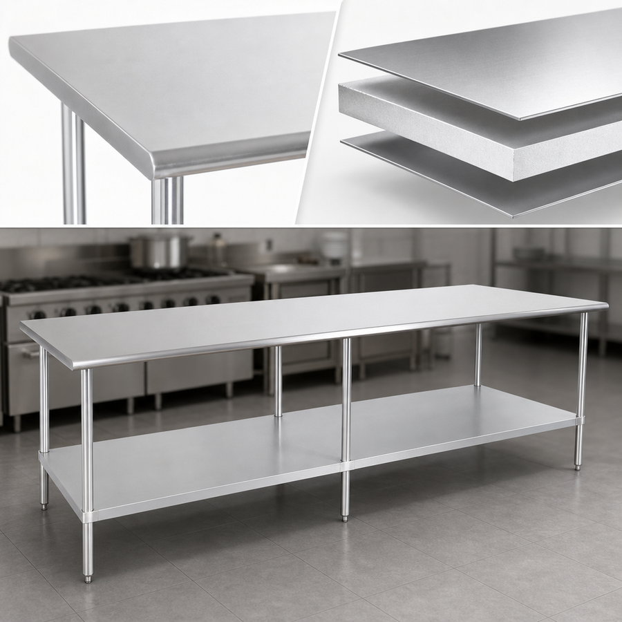 Reinforced Stainless Steel Top