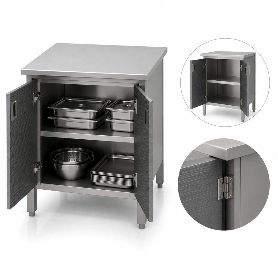 Cabinet Base With Hinged Doors