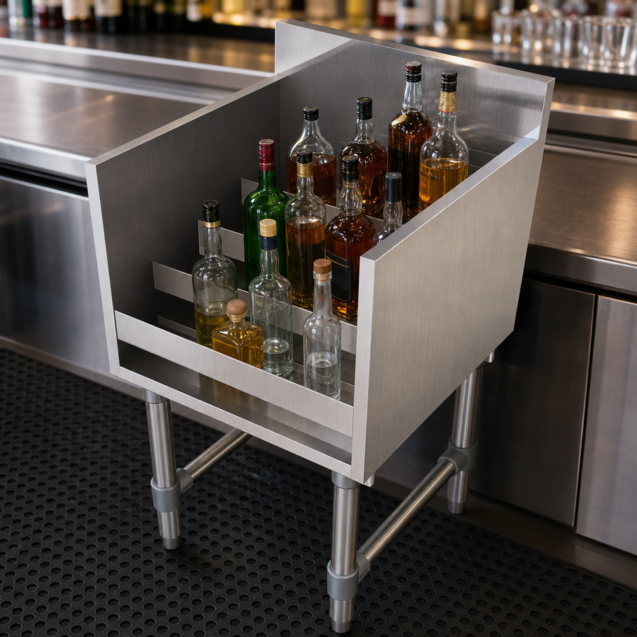 Four-Step Bottle Display