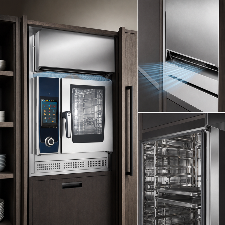 Product image #3 for RATIONAL UltraVent XS Cabinet Integration Kit with Type II Recirculating Hood