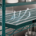 Thumbnail image #3 for QuadPlus Louvered Polymer Shelf Mat with Quad-Adjust Wire Frame, 48W x 18D, Green