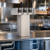 Thumbnail image #3 for Perlick 4006-3B 3-Faucet Standard Base Glycol-Cooled Tee Draft Beer Tower, Countertop, Stainless Steel