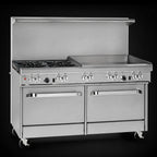 Thumbnail image #3 for Southbend (Middleby) Ultimate 4603AA-4G 60-Inch Gas Range with 2 Star/Sauté Burners, 48-Inch Griddle and 2 Convection Ovens