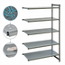 Thumbnail image #3 for Cambro Camshelving Basics Plus 5-Tier Solid Polymer Add-On Shelving Unit, 21 x 36 x 84 Inches, Brushed Graphite