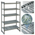 Thumbnail image #3 for Cambro Camshelving Basics Plus 5-Tier Vented Stationary Starter Shelving Unit, 21 x 36 x 72 Inches, Brushed Graphite