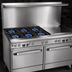 Thumbnail image #3 for Southbend Ultimate 60-Inch Gas Combination Restaurant Range with 6 Star/Sauté Burners and 24-Inch Griddle