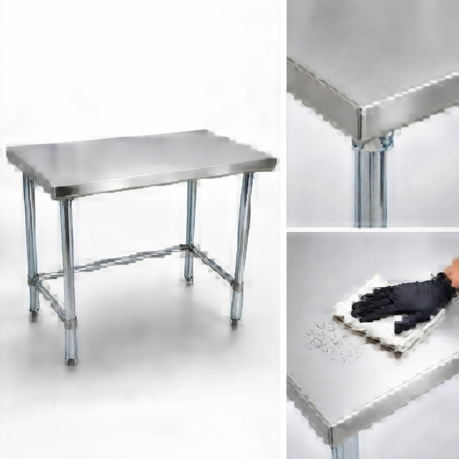16-Gauge 304 Stainless Steel Top