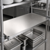 Thumbnail image #3 for New Age Adjust-A-Shelf Solid Aluminum Shelf with Marine Edge, 18 x 48 Inches