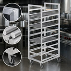 Thumbnail image #3 for Channel Manufacturing 440A Aluminum Cafeteria Tray Rack, End Load, 20-Tray Capacity, 14 x 18-Inch Trays
