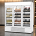 Thumbnail image #4 for Beverage-Air MarketMax Three-Section Bottom-Mount Reach-In Wine Merchandiser with Hinged Glass Doors, White