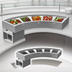 Thumbnail image #3 for Randell Drop-In Curved Self-Contained Refrigerated Cold Well, 2-Pan, R290 Hydrocarbon