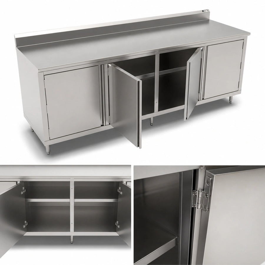 Enclosed Cabinet Base with Hinged Doors
