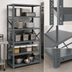 Thumbnail image #3 for IRONMAN Stationary 8-Shelf Open Steel Shelving Unit, 18 x 36 x 75 Inches