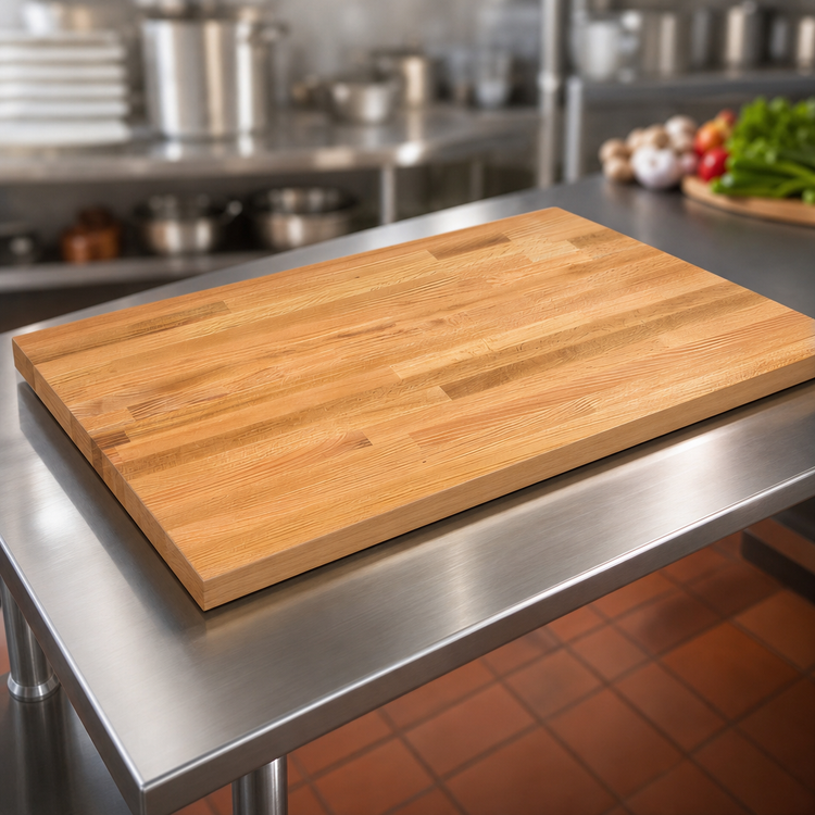 Product image #3 for John Boos Appalachian Red Oak Blended Edge Grain Island Countertop, 36 x 32 x 1-1/2 Inch, Varnique Finish