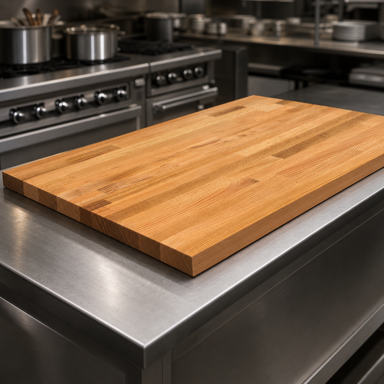 Product image #3 for Appalachian Red Oak Blended Rail Edge Grain Island Countertop