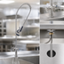 Thumbnail image #4 for T&S Brass Single-Hole Deck-Mount Mixing Faucet with 24-Inch Riser, 44-Inch Hose, and Spray Valve