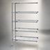 Thumbnail image #3 for Eagle Group 5-Tier Chrome-Plated Wire Add-On Shelving Unit, 36 Inch Wide x 24 Inch Deep x 86 Inch High