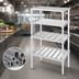 Thumbnail image #3 for Channel Manufacturing Adjustable Tubular Aluminum Shelf, 54 x 24 Inches