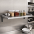 Thumbnail image #3 for Eagle Group Snap-n-Slide 36 Inch W x 15 Inch D Wall-Mounted Shelf with V Marine Front Edge, 14/316 Stainless Steel