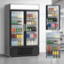 Thumbnail image #3 for Beverage-Air MarketMax 2-Section Glass Door Reach-In Refrigerator Merchandiser, Black, Bottom-Mount, 46.15 Cu. Ft.