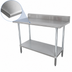 Thumbnail image #3 for Advance Tabco Special Value Series 30 Inch Wide x 24 Inch Deep Stainless Steel Work Table with 5 Inch Backsplash and Adjustable Undershelf