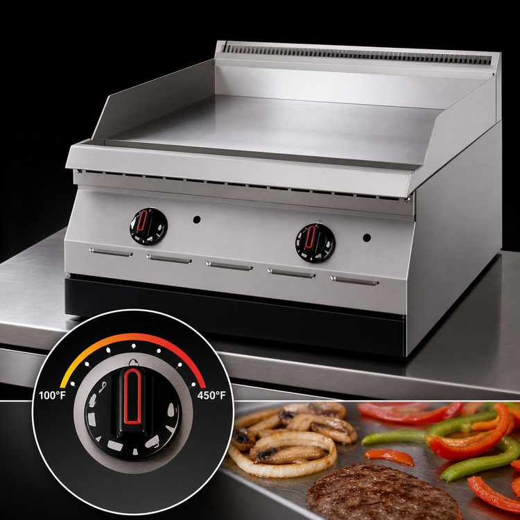 Product image #3 for Garland Designer Series ED-24G 24-Inch Electric Countertop Griddle with Smooth Steel Plate