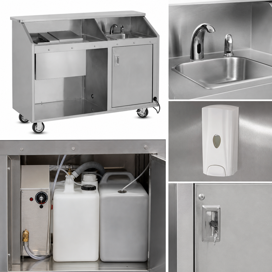 Self-Contained Warm Water Hand Sink