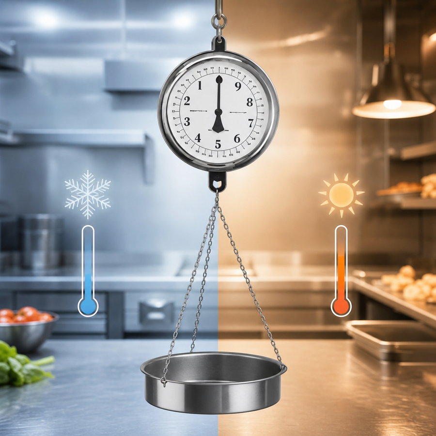 Full Temperature-Compensating Weighing Mechanism