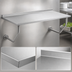 Thumbnail image #3 for Advance Tabco 84-Inch x 24-Inch Wall-Mounted Stainless Steel Table with 1-1/2-Inch Rear Backsplash