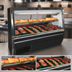 Thumbnail image #3 for Howard-McCray 34N Series 120-Inch Self-Contained Double Duty Red Meat Service Case with LED Lighting
