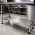 Thumbnail image #3 for John Boos 60-Inch Stainless Steel Dishtable Undershelf with Adjustable Bullet Feet