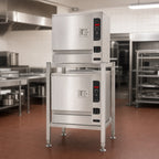 Thumbnail image #2 for Cleveland Range 113131G Stainless Steel Double Stacking Stand for Two SteamChef Units, 25.5"W x 29.25"D x 44.375"H