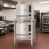 Thumbnail image #2 for Cleveland Range Open Type Stainless Steel Double Stacking Stand for Two 22CGT33.1 SteamChef Units