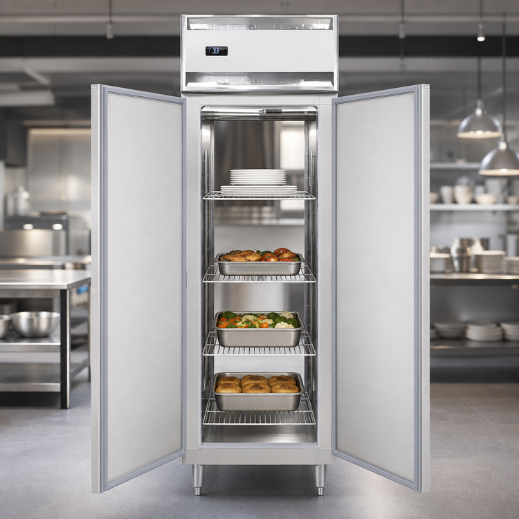Product image #3 for Continental Refrigerator Designer Line DL1W-SA-PT One-Section Pass-Thru Heated Cabinet