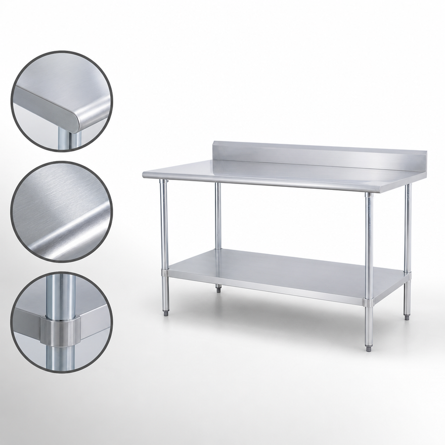 Reinforced Stainless Steel Top